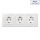 Steckdosen Set McPower Flair Beginner 3S Profi 4-teilig, weiß, Steckanschluss