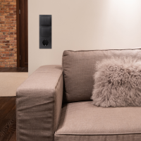 Schalter und Steckdosen Set McPower Flair Wohnlandschaft, 20-teilig, anthrazit