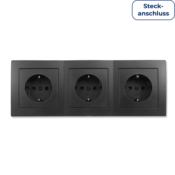 Steckdosen Set McPower Flair Beginner 3S Profi 4-teilig, Steckanschluss