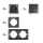 Schalter und Steckdosen Set McPower Flair Standard Profi 20-teilig, anthrazit