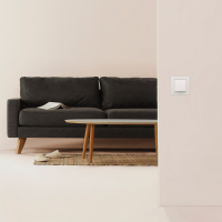 Wechselschalter McPower Flair, 250V~/10A, UP, Steckanschluss, weiß