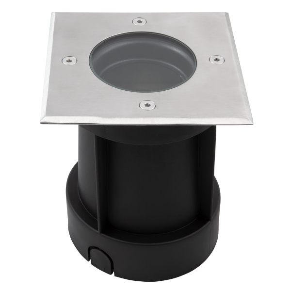 Bodeneinbauleuchte BL-12QS, GU10-Fassung, 120x120 mm, schwenkbar