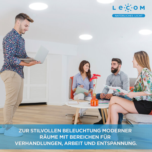 LED Panel rund 300 x 16 mm, 24W CRI >80 Neutralweiß 4.000 K