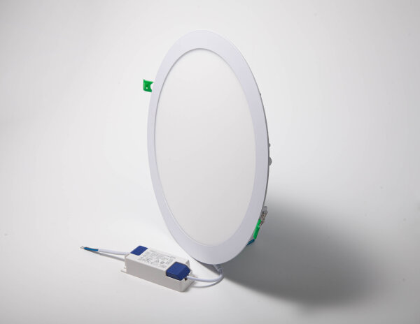 LED Panel rund 300 x 16 mm, 24W CRI >90 Neutralweiß 4.000 K