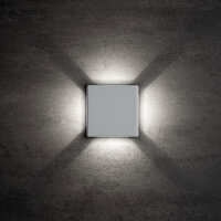 Kanlux Refazi IP54 Außen Wandleuchte vierseitige Abstrahlung in 3 Farben