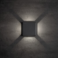 Kanlux Refazi IP54 Außen Wandleuchte vierseitige Abstrahlung in 3 Farben