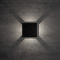 Kanlux Refazi IP54 Außen Wandleuchte vierseitige Abstrahlung in 3 Farben