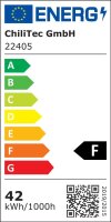 LED Jumbo Lampe E27 50W "G500n" 4538lm, 4000K,neutralweiß, ØxH 12x21,5cm