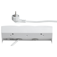 Steckdosenblock McPower "FLAIR" 250V~/16A, weiß, 3-Fach 2 m Kabel und Stecker