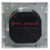 DELPHI Schutzkontakt-Steckdose, weiß 250V~/ 16A, UP, 2x USB Buchse je 5V/1A