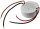 elektronischer LED-Trafo 3-45V, rund 220-240V, Ausgang konstant Strom 350mA