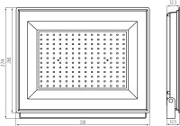 LED Fluter für den Außenbereich in schwarz, 150W, 14250lm, neutralweiß 4.000 K neutralweiß