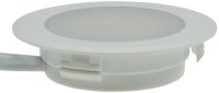 LED-Einbauleuchte "EBL-HV65w", weiß 2 Watt, 230V, 3000K, 160Lm, warmweiß