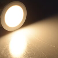 LED-Einbauleuchte "EBL-HV65w", weiß 2 Watt, 230V, 3000K, 160Lm, warmweiß