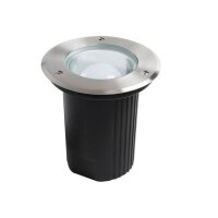 Mattchrom Bodeneinbaustrahler rund IP67 bis 2.000 kg...