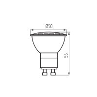 LED GU10 Strahler 4 Watt 320 Lumen Lichtfarbe...