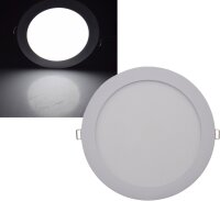 LED Licht-Panel "QCP-22R", Ø 22,5cm 230V, 18W, 1340 Lumen,4200K /neutralweiß