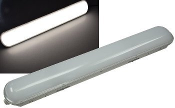 Wand- & Deckenleuchte "HP-25" IP65, 60cm 28W, 4000k, neutralweiß, 2500 Lumen