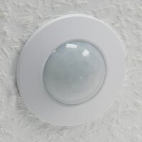 Decken-Einbau-Bewegungsmelder 360° FLAT LED geeignet, 8m Detektion, weiß,80x30mm