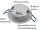Decken-Einbau-Bewegungsmelder 360° FLAT LED geeignet, 8m Detektion, weiß,80x30mm