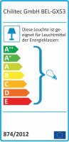 Bodenleuchte "BEL GX53 Q", 4eckig 12x12x7cm, IP65, GX53 Fassung