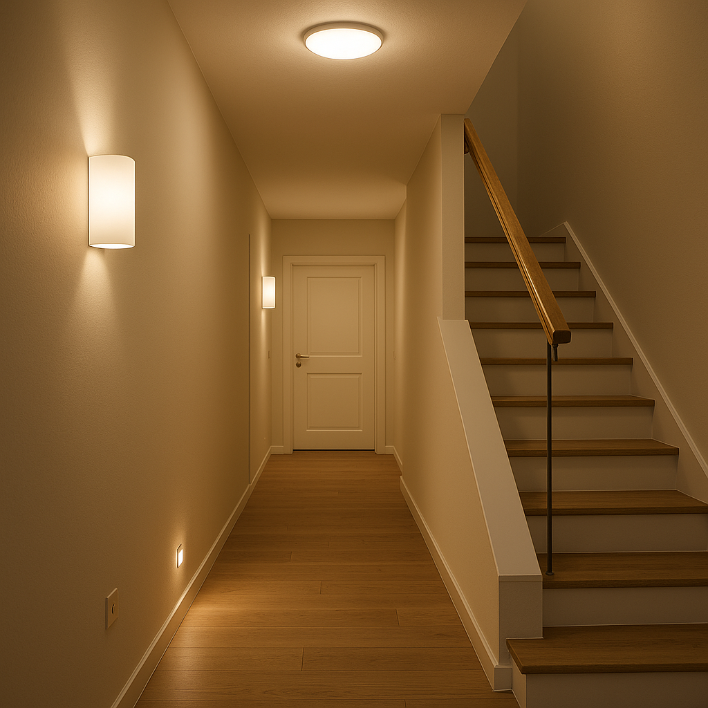 Flurbeleuchtung für mehr wohlbefinden